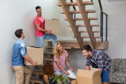 Removal team planning a house move in Catford