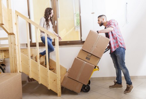 Professional moving team delivering a safe and insured Catford relocation