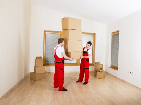 Van loading furniture for a local move in Catford